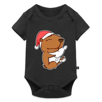 Capybara Capybara Gift - Baby Premium short-sleeve bodysuit - black - Front