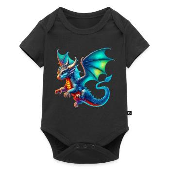 Dragon - Baby Premium short-sleeve bodysuit - black - Front