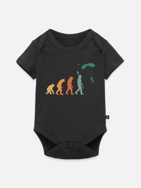 Parapente Evolution Retro - Body à manches courtes Premium Bébé - noir