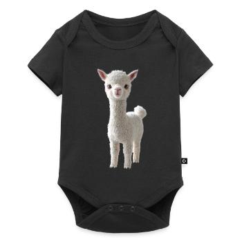 Alpaca Sweet Llama Farm Life Is Better With Alpacas - Baby Premium short-sleeve bodysuit - black - Front