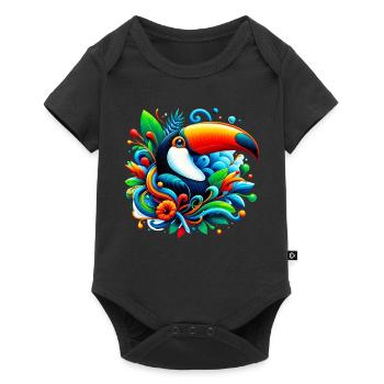 Toucan - Body à manches courtes Premium Bébé - noir - Devant