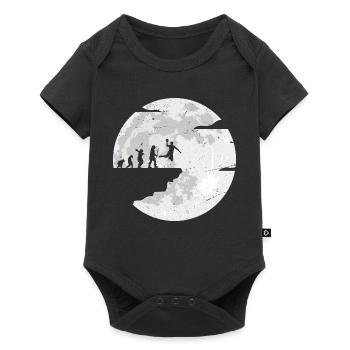 Célébration de l’évolution de la lune - Body à manches courtes Premium Bébé - noir - Devant