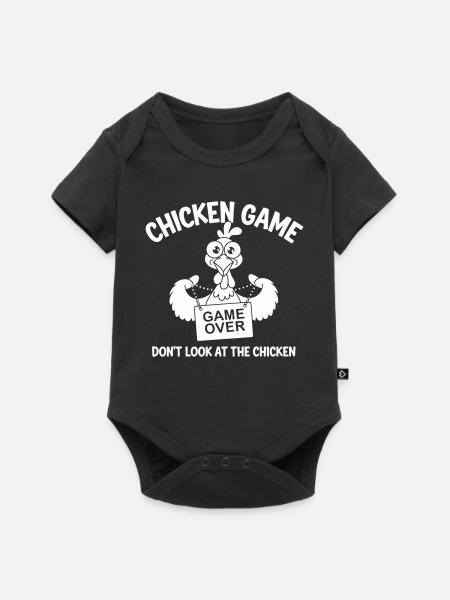 Fin du jeu de poulet - Body à manches courtes Premium Bébé - noir