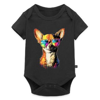 Chihuahua Dog Mistress I Love Cute Chihuahuas - Baby Premium short-sleeve bodysuit - black - Front