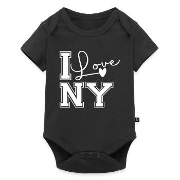 J’adore ny - Body à manches courtes Premium Bébé - noir - Devant
