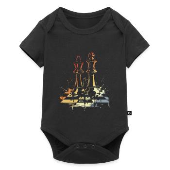 Vintage Chess - Baby Premium short-sleeve bodysuit - black - Front