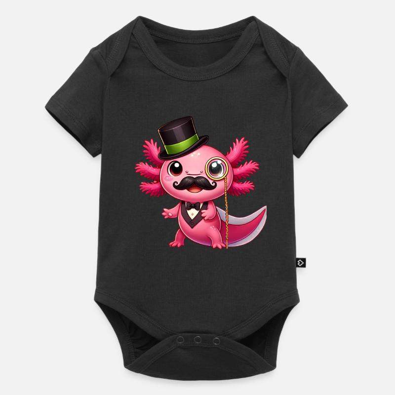 Sir Axolotl - Body à manches courtes Premium Bébé - noir