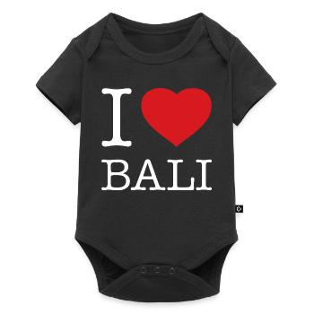 I LOVE BALI - Baby Premium short-sleeve bodysuit - black - Front