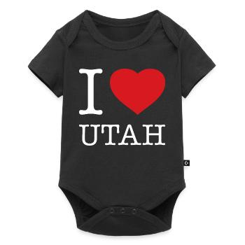 J’ADORE L’UTAH - Body à manches courtes Premium Bébé - noir - Devant