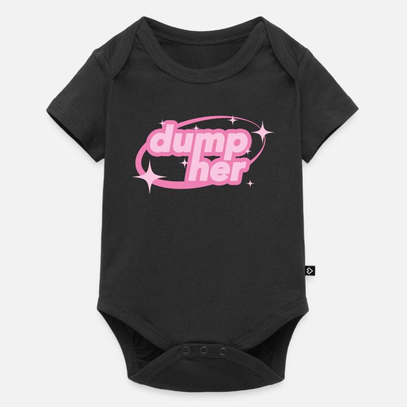 Dump Her – Y2K Statement - Baby Premium short-sleeve bodysuit - black