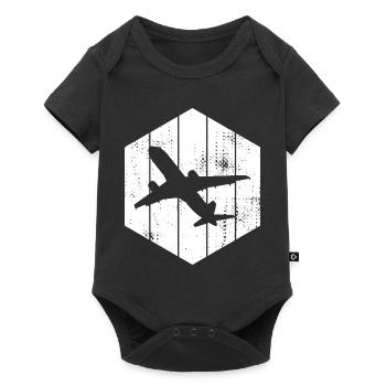 Airplanes Sketch - Baby Premium short-sleeve bodysuit - black - Front