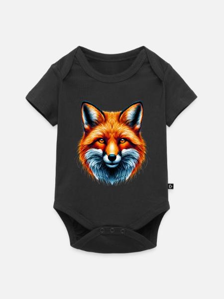 Volpe - Premium kortærmet baby-body  - sort