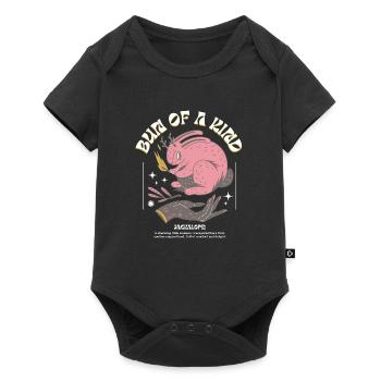 Jackalope mystique – Unique et magique - Body à manches courtes Premium Bébé - noir - Devant