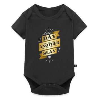 Another Day Another Slay – Glam Statement - Baby Premium short-sleeve bodysuit - black - Front