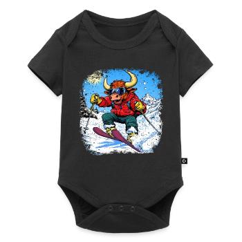 Ski Taurus - Body à manches courtes Premium Bébé - noir - Devant