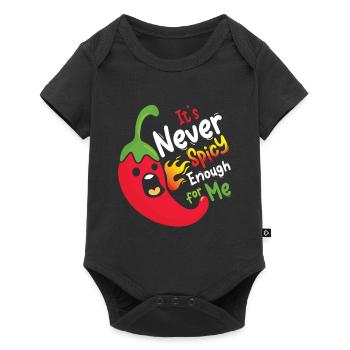 It s never spicy enough for me 08 - Baby Premium Kurzarmbody - Schwarz - Vorne