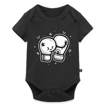 Boxe - Body à manches courtes Premium Bébé - noir - Devant