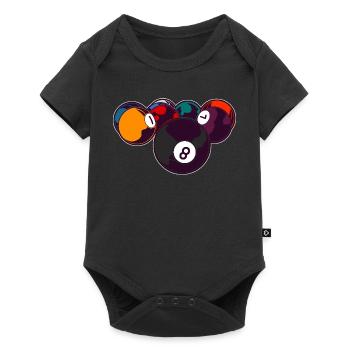 Billiards 8 Ball - Baby Premium short-sleeve bodysuit - black - Front