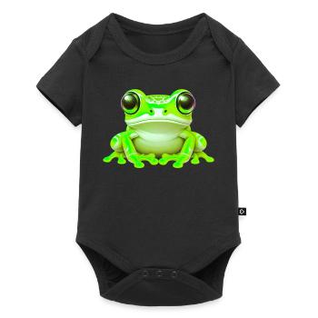 Grenouille - Body à manches courtes Premium Bébé - noir - Devant