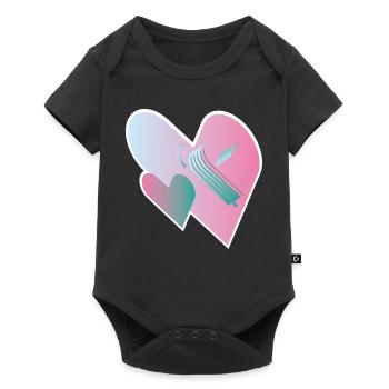 Love Assemble 00 - Baby Premium short-sleeve bodysuit - black - Front