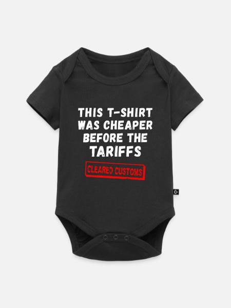 Dieses T-Shirt war vor den Zöllen billiger - Baby Premium Kurzarmbody - Schwarz