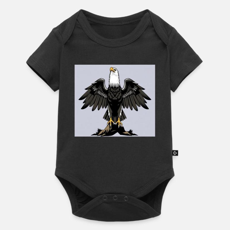 Eagle - Baby Premium short-sleeve bodysuit - black