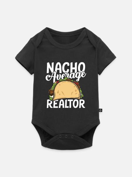 Nacho average realtor - Baby Premium Kurzarmbody - Schwarz