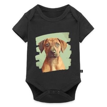 Rhodésian Ridgeback - Body à manches courtes Premium Bébé - noir - Devant