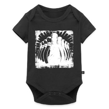 Quilles Bowling - Body à manches courtes Premium Bébé - noir - Devant