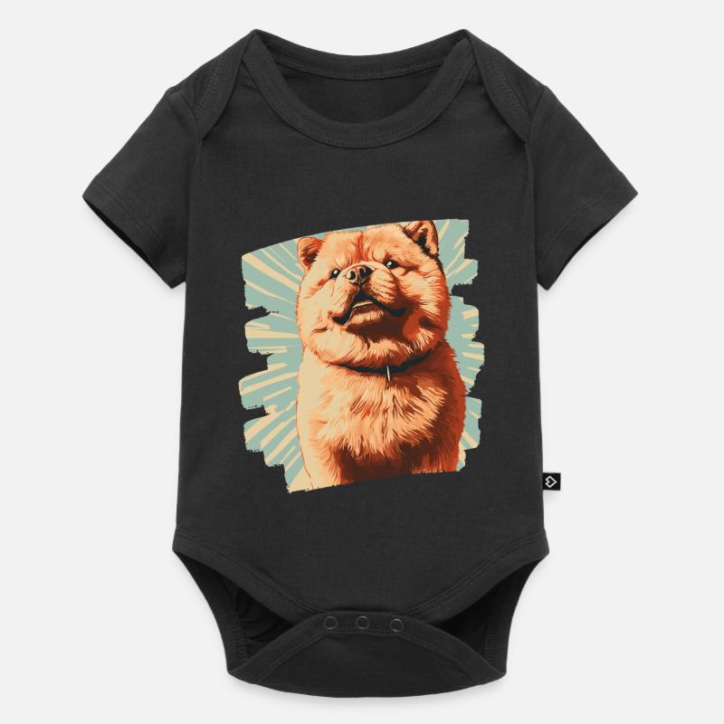 Chow Chow - Body à manches courtes Premium Bébé - noir