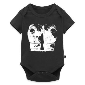 Boxing - Baby Premium short-sleeve bodysuit - black - Front