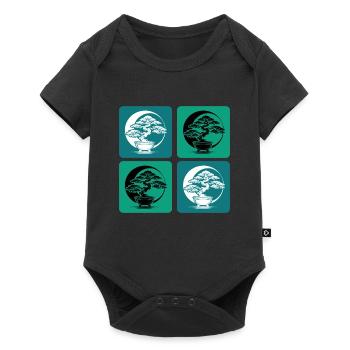 Bonsaï Yin Yang - Body à manches courtes Premium Bébé - noir - Devant