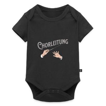 Chorleitung Chor Musik Dirigieren Chorleiterin - Baby Premium Kurzarmbody - Schwarz - Vorne