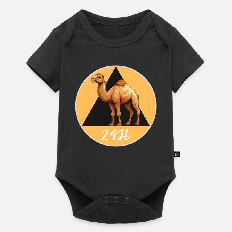 Chameau 24h - Body à manches courtes Premium Bébé - noir