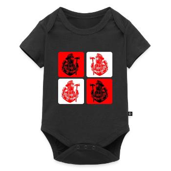 Fire brigade – courage in action - Baby Premium short-sleeve bodysuit - black - Front