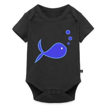 FISH. SARDINE. APRIL FOOL. SEA. OCEAN - Baby Premium short-sleeve bodysuit - black - Front