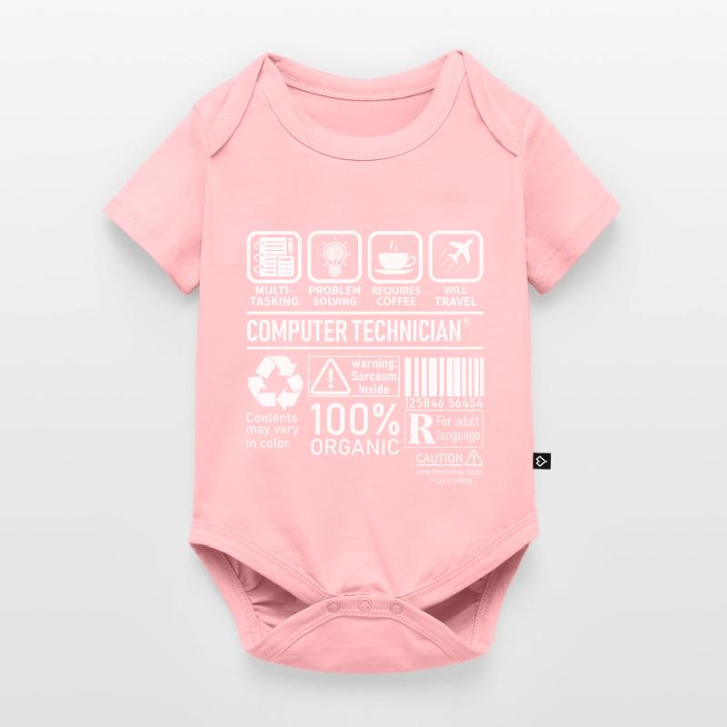 Computer Technician multi tasking problem solving Baby Premium short-sleeve bodysuit