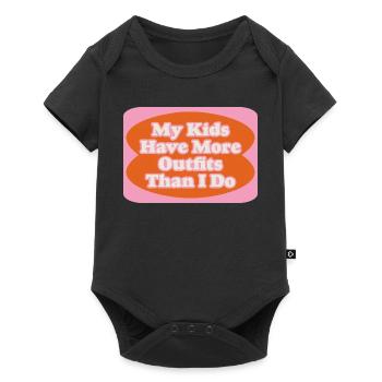 Tenue Battle Maman vs Enfants - Body à manches courtes Premium Bébé - noir - Devant