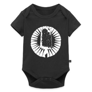 Cream Sketch - Baby Premium short-sleeve bodysuit - black - Front