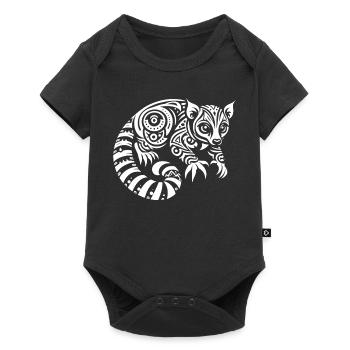Kinkajou tribal - Body à manches courtes Premium Bébé - noir - Devant