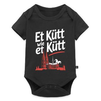 Köln Et Kütt Wie Et Kütt Kölner Grundgesetz Kölsch - Baby Premium Kurzarmbody - Schwarz - Vorne