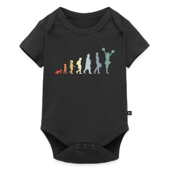 Pom-pom girl vintage Evolution - Body à manches courtes Premium Bébé - noir - Devant