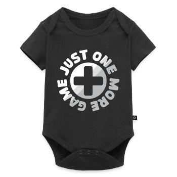 Gamer Logo - Just one more Game - Baby Premium short-sleeve bodysuit - black - Front