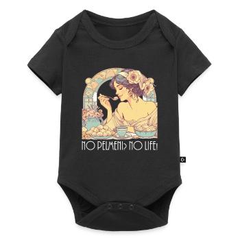 No Pelmeni No Life Woman Art Nouveau Gift - Baby Premium short-sleeve bodysuit - black - Front