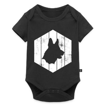 German Shepherd - Baby Premium short-sleeve bodysuit - black - Front