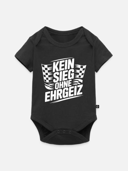 Kein Sieg ohne Ehrgeiz - Baby Premium Kurzarmbody - Schwarz