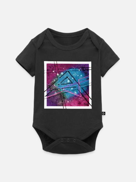 Abstrakte Kunst - Baby Premium Kurzarmbody - Schwarz