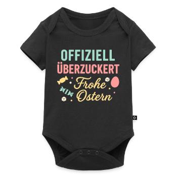 Officially sugar-coated Happy Easter - Baby Premium short-sleeve bodysuit - black - Front