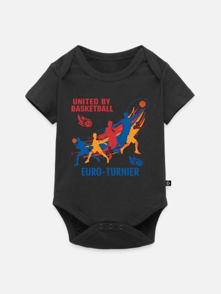 Basketball Turnier - Baby Premium Kurzarmbody - Schwarz