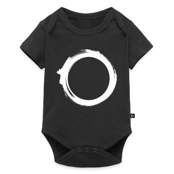 Trou Noir Univers Silhouette Physique Minimale - Body à manches courtes Premium Bébé - noir - Devant